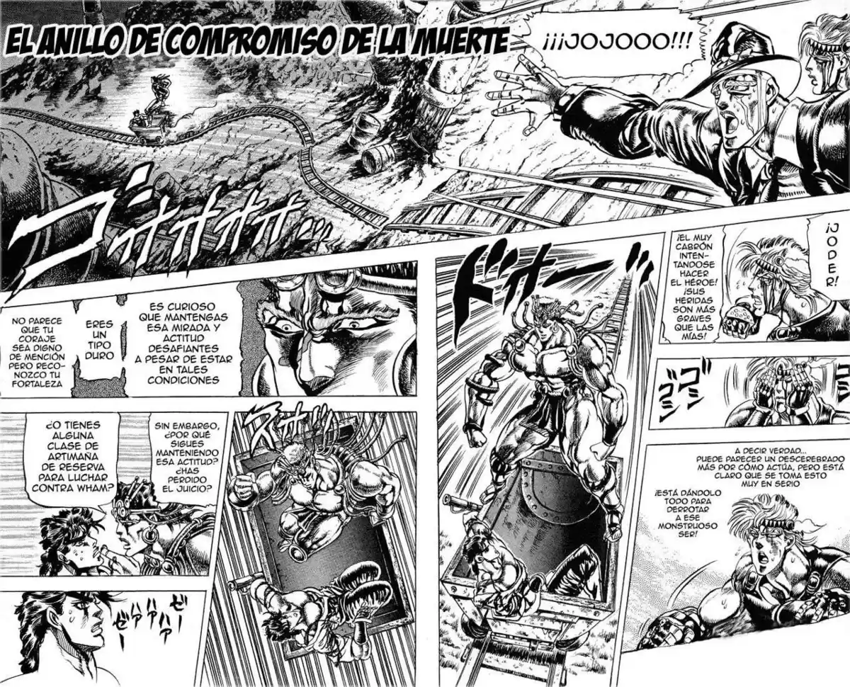 JoJo's Bizarre Adventure Parte 2: Battle Tendency Capitulo 26: Un Compromiso con la Muerte: El Anillo de Bodas página 1