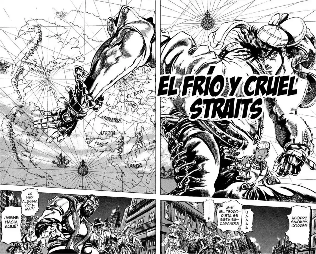 JoJo's Bizarre Adventure Parte 2: Battle Tendency Capitulo 7: Straizo vs. Joseph, Parte 4 página 1