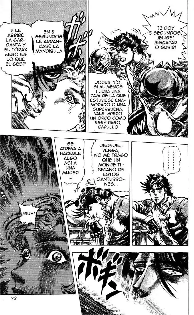 JoJo's Bizarre Adventure Parte 2: Battle Tendency Capitulo 7: Straizo vs. Joseph, Parte 4 página 8