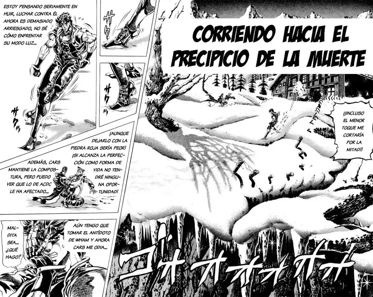 JoJo's Bizarre Adventure Parte 2: Battle Tendency Capitulo 42: Kars: Modo Luz , Parte 1 página 2