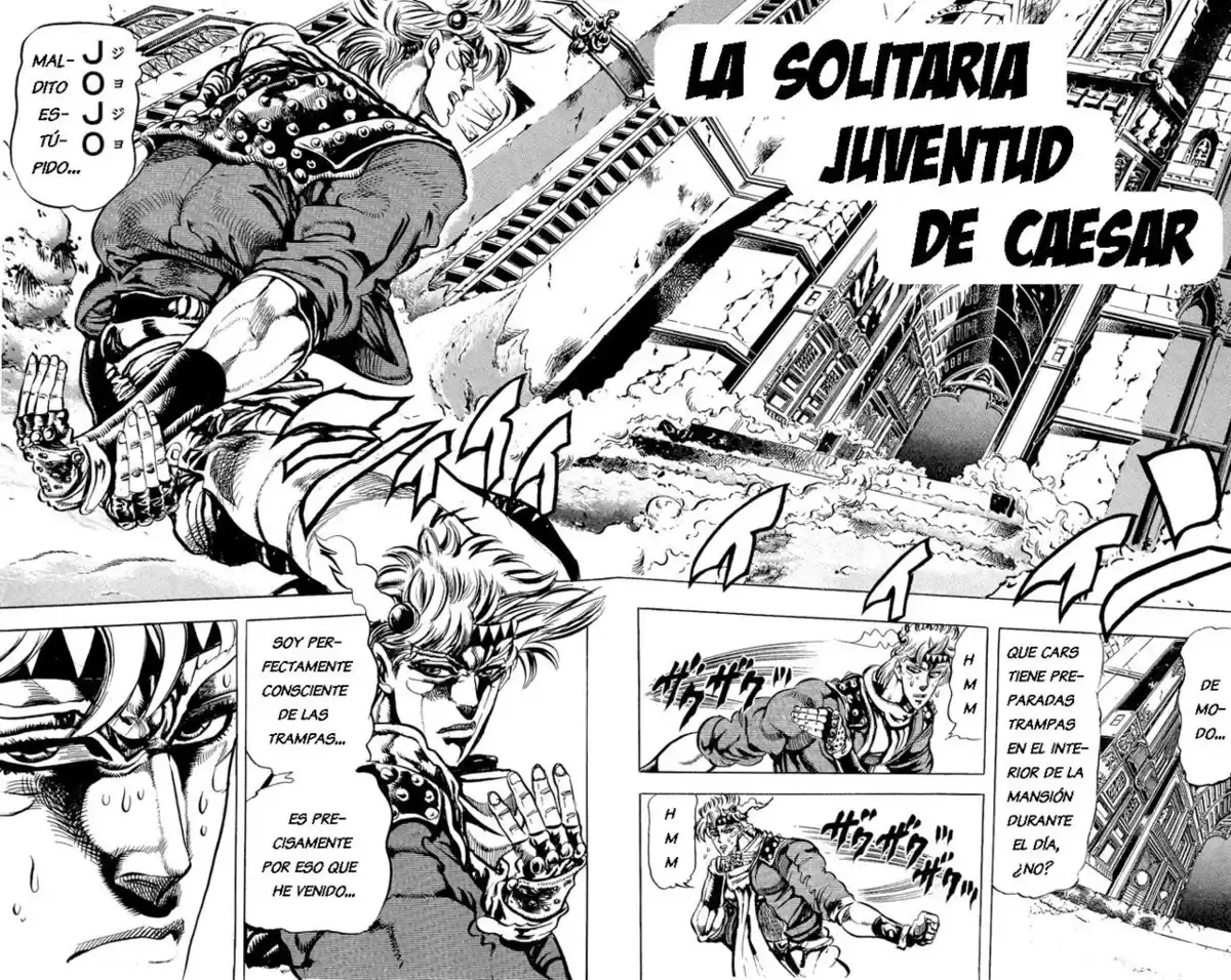 JoJo's Bizarre Adventure Parte 2: Battle Tendency Capitulo 45: Caesar: Una Juventud Solitaria, Parte 2 página 1