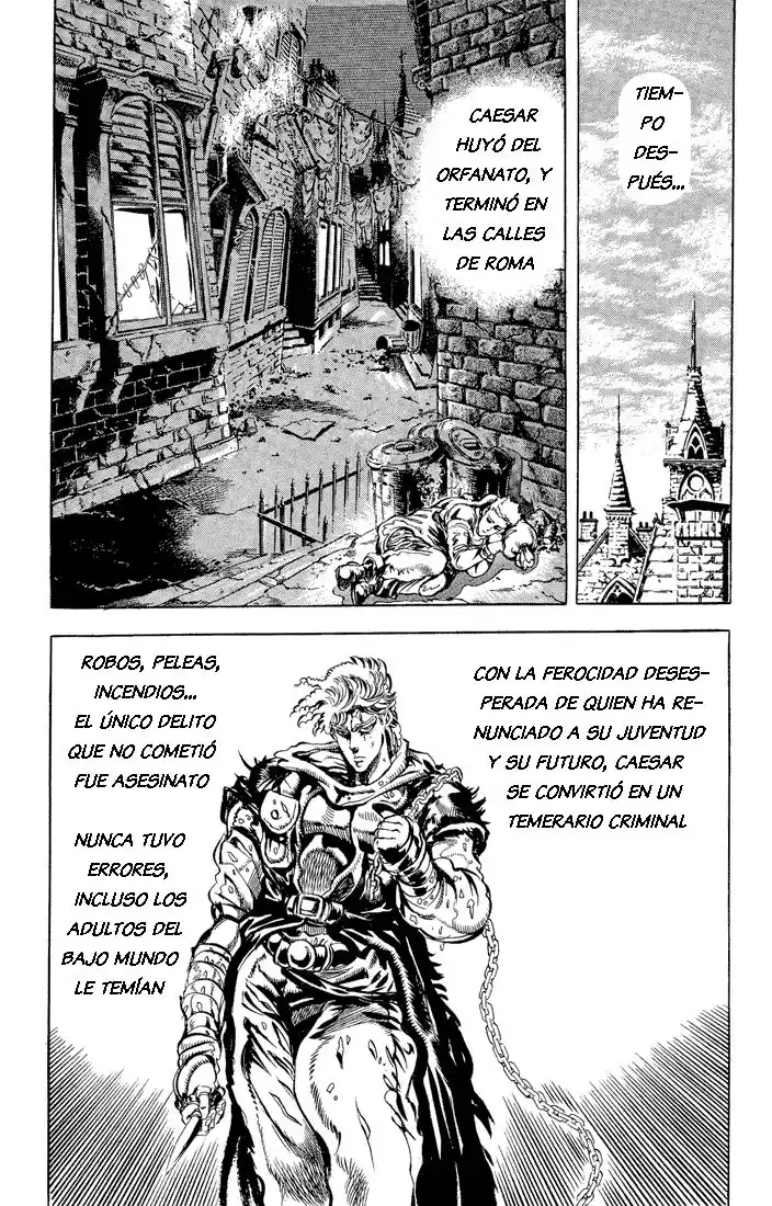 JoJo's Bizarre Adventure Parte 2: Battle Tendency Capitulo 45: Caesar: Una Juventud Solitaria, Parte 2 página 5