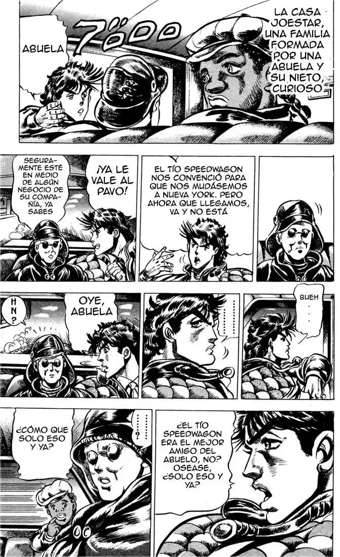 JoJo's Bizarre Adventure Parte 2: Battle Tendency Capitulo 3: Joseph Joestar de Nueva York, Parte 3 página 5