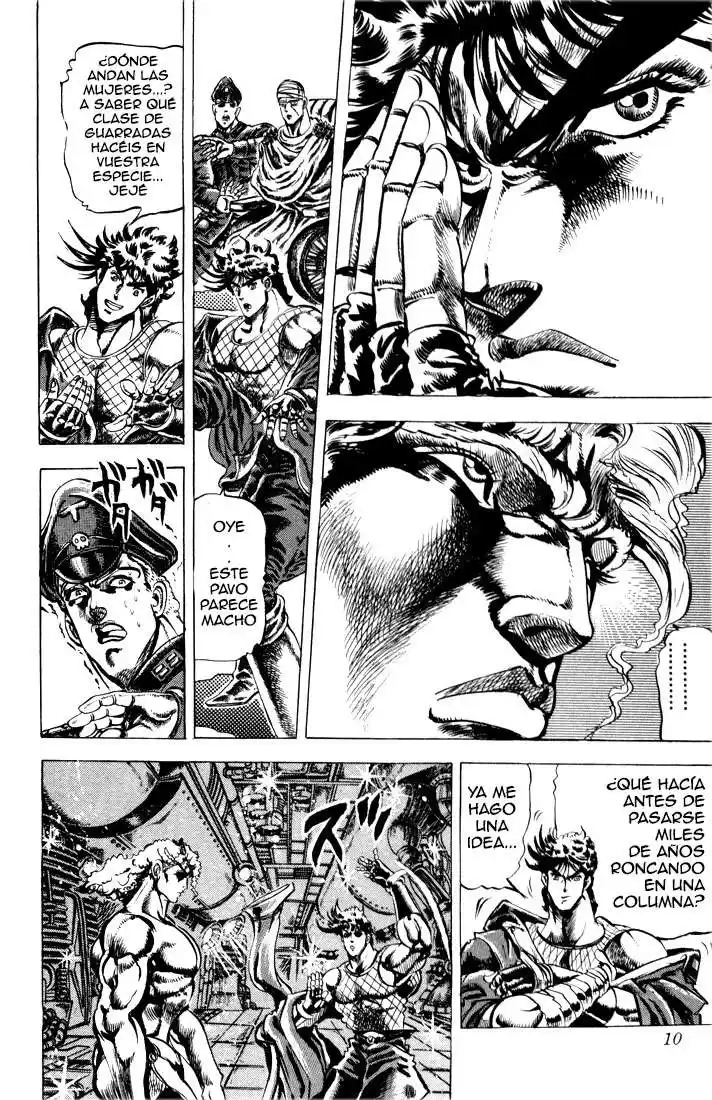 JoJo's Bizarre Adventure Parte 2: Battle Tendency Capitulo 14: El Hombre del Pilar, Santana, Parte 5 página 4