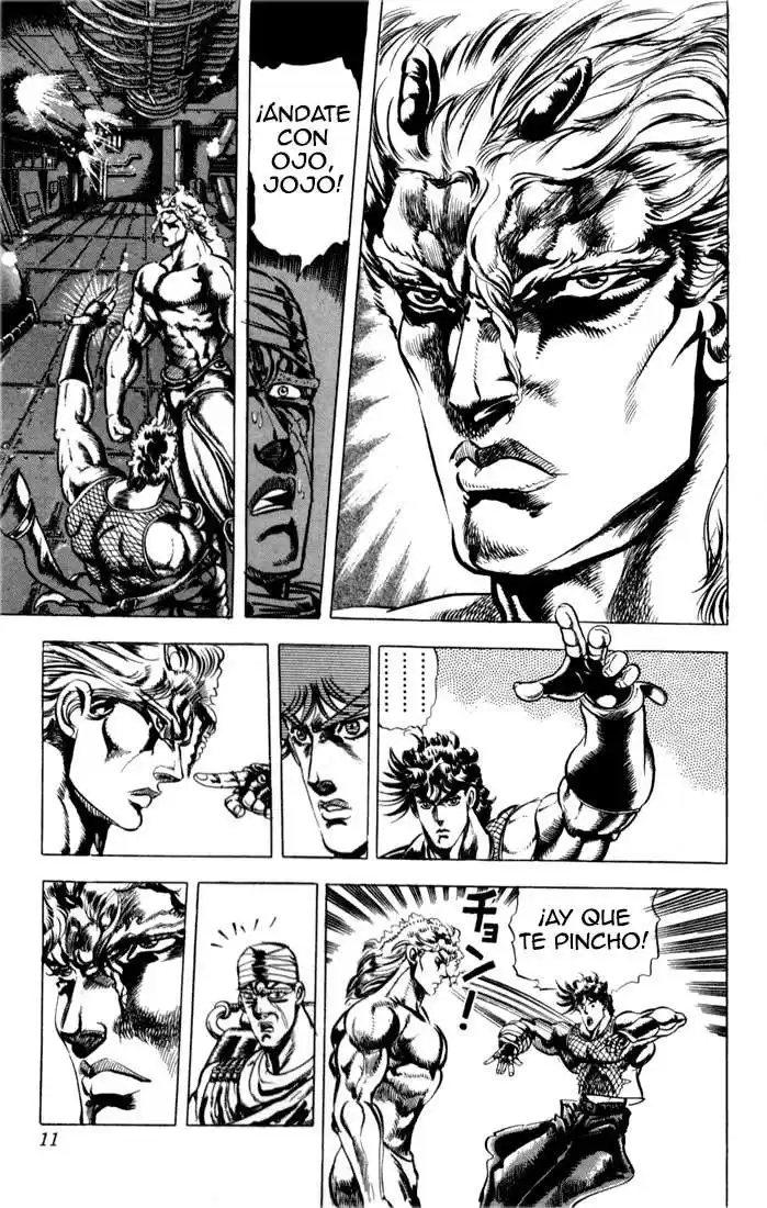 JoJo's Bizarre Adventure Parte 2: Battle Tendency Capitulo 14: El Hombre del Pilar, Santana, Parte 5 página 5