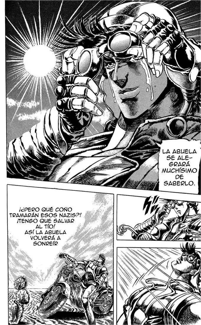 JoJo's Bizarre Adventure Parte 2: Battle Tendency Capitulo 12: El Hombre del Pilar, Santana, Parte 3 página 4