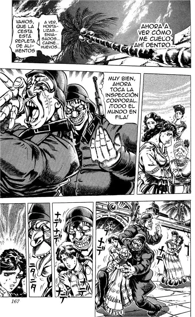 JoJo's Bizarre Adventure Parte 2: Battle Tendency Capitulo 12: El Hombre del Pilar, Santana, Parte 3 página 7