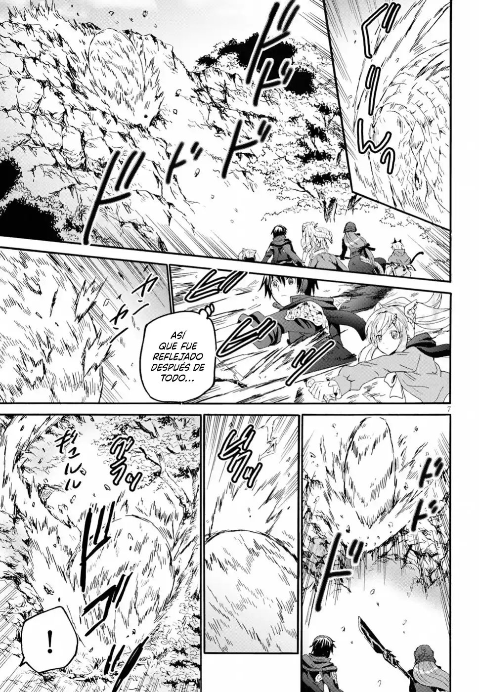 Death March kara Hajimaru Isekai Kyousoukyoku Capitulo 53: El muro barrera del árbol montaña página 8