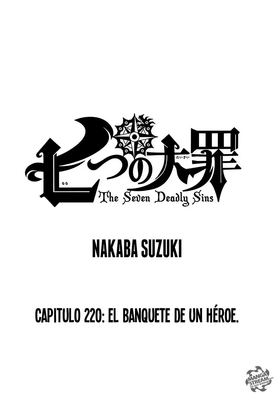 Los Siete Pecados Capitales Capitulo 220: El banquete de un héroe página 3