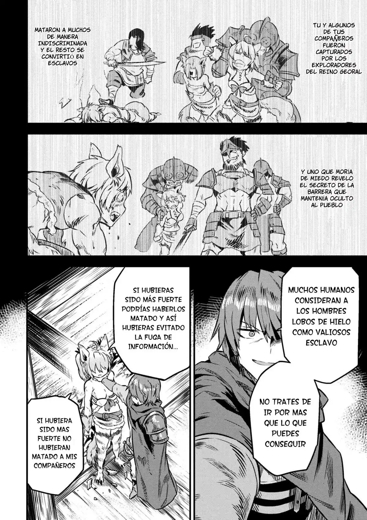 Kaifuku Jutsushi no Yarinaoshi Capitulo 8.1: La mujer lobo de hielo Setsuna página 18